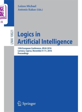 海外直订Logics in Artificial Intelligence 人工智能中的逻辑