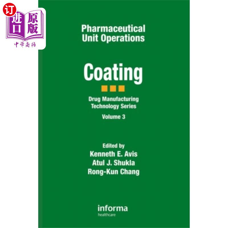 海外直订医药图书Pharmaceutical Unit Operations 制药组业务