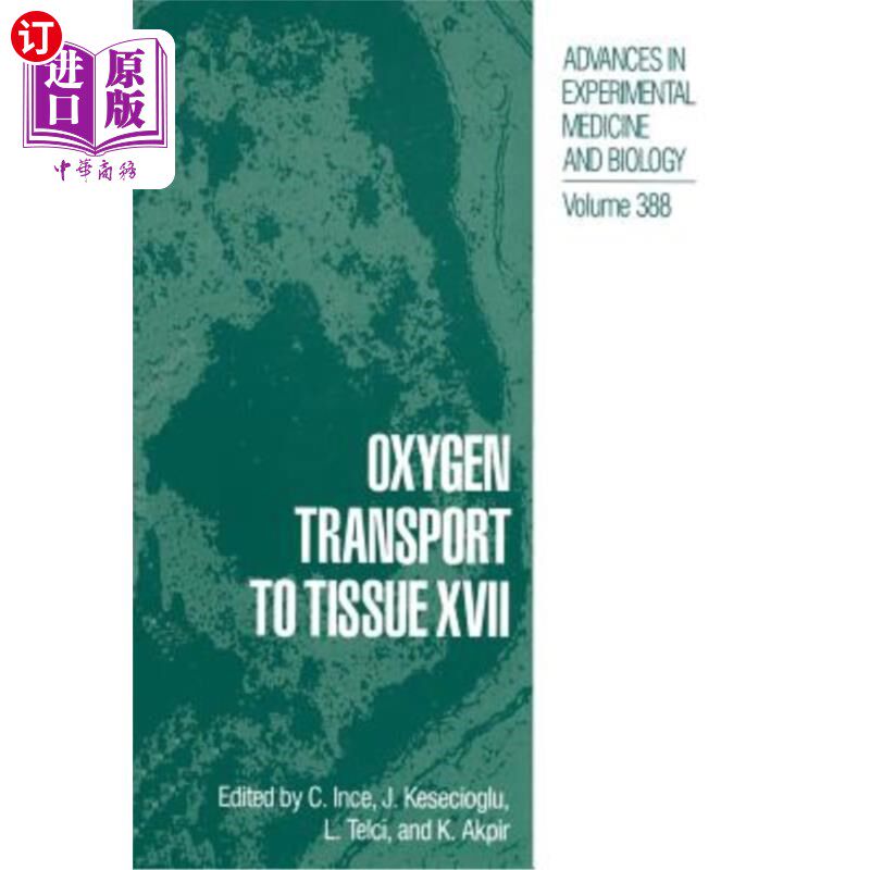 海外直订Oxygen Transport to Tissue XVII 组织中的氧运输第十七