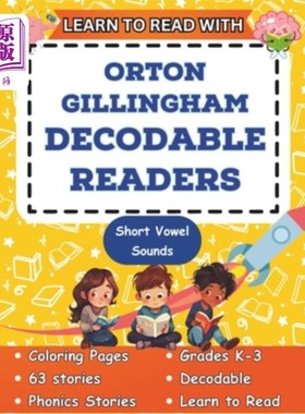 海外直订Learn to Read with Orton Gillingham Decodable Readers: Orton Gillingham Material 与奥顿·吉林厄姆一起学习阅