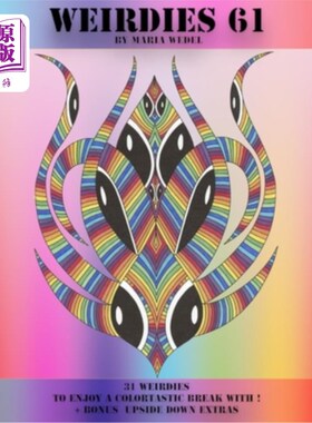 海外直订Weirdies 61: Color A Weirdie A Day ! 怪人61:每天给怪人上色!