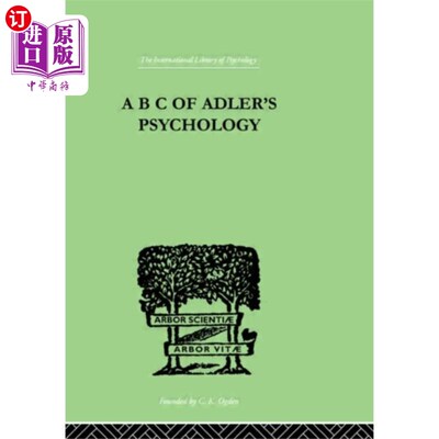 海外直订B C Of Adler'S Psychology 阿德勒心理学的b.c