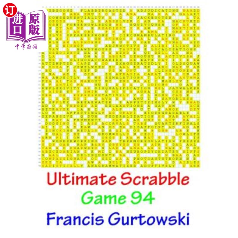 海外直订Ultimate Scrabble Game 94 拼字游戏94