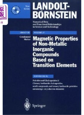 海外直订Ternary Lanthanide Chalcogenides, Misfit Compounds, and Ternary Lanthanide Pnict 三元镧系硫属化合物、失配化