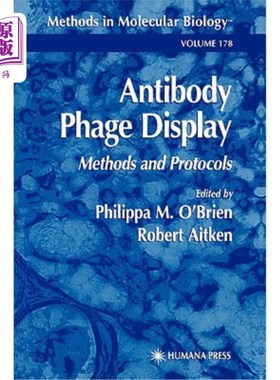 海外直订医药图书Antibody Phage Display: Methods and Protocols 抗体噬菌体展示：方法和协议