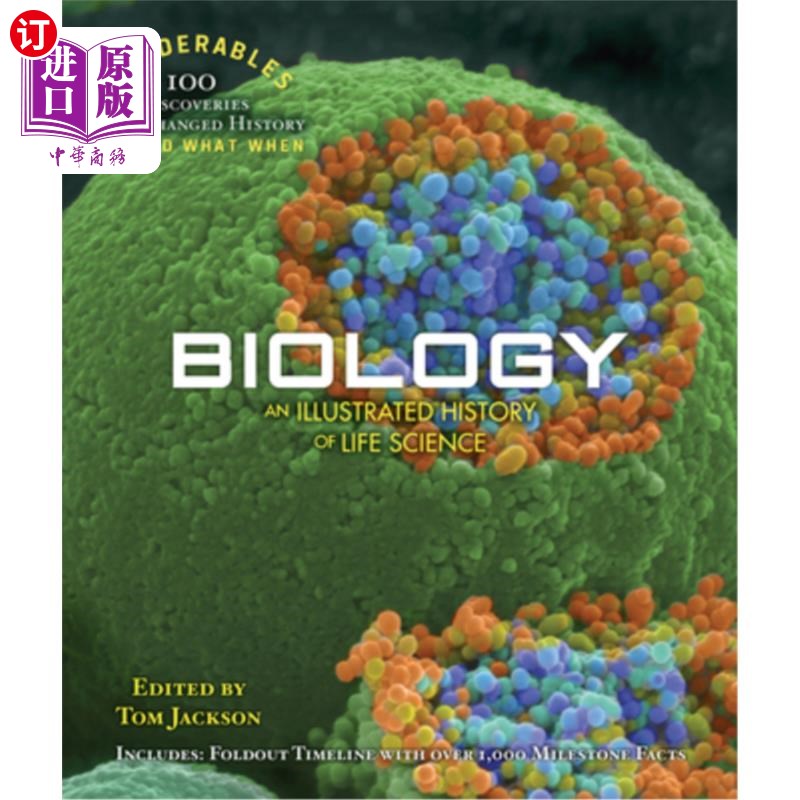 海外直订Biology: An Illustrated History of Life Science (100 Ponderables) 生物学:生命科学史图解(100磅)