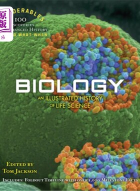 海外直订Biology: An Illustrated History of Life Science (100 Ponderables) 生物学:生命科学史图解(100磅)