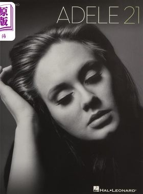 现货 ADELE – 21 Easy Piano 进口艺术 阿黛尔专辑《21》简单钢琴谱【中商原版】