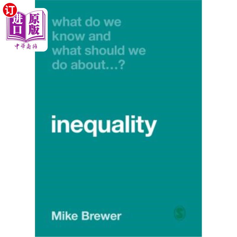海外直订What Do We Know and What Should We Do about Inequality? 关于不平等，我们知道些什么?我们应该做些什么?