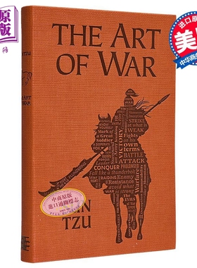 词云经典 孙子兵法 精装烫金刷边 英文原版 Word Cloud Classics Art of War Sun Tzu 孙武 经典中国古典文学【中商原版】