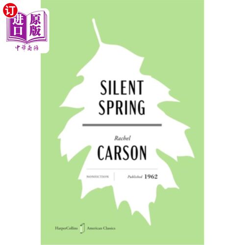 海外直订Silent Spring American Classics Edition 《寂静的春天》美国经典版