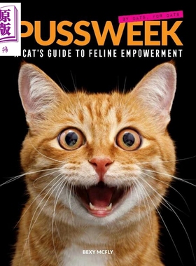 猫咪周刊 猫咪论坛 英文原版 Pussweek A Cats Guide to Feline Empowerment 给爱猫人士的礼物 有关猫的书 小猫咪周边 宠物