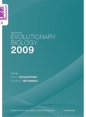 海外直订The Year in Evolutionary Biology 2009, Volume 1168 进化生物学2009年，第1168卷