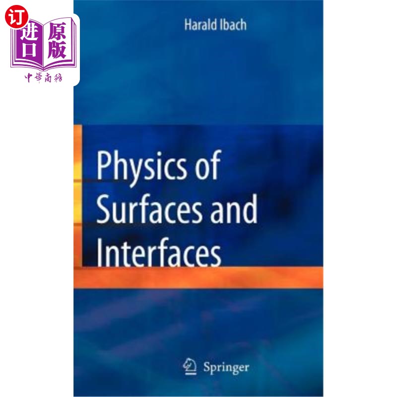 海外直订Physics of Surfaces and Interfaces 表面和界面物理学