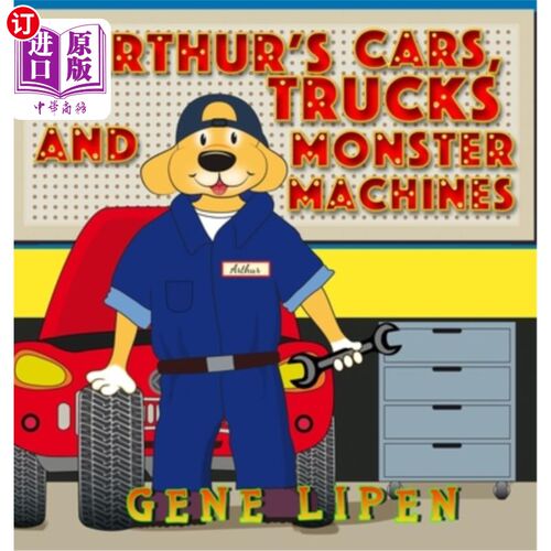海外直订Arthur's Cars, Trucks and Monster Machines 《亚瑟的汽车、卡车和机器怪物》
