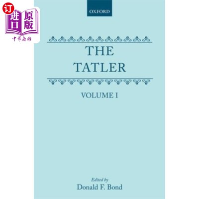 海外直订Tatler: Volume I Tatler:第一卷