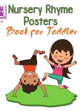 海外直订Nursery Rhymes Posters Book for Toddler: Perfect Interactive and Educational Gif 童谣海报书蹒跚学步:完美的