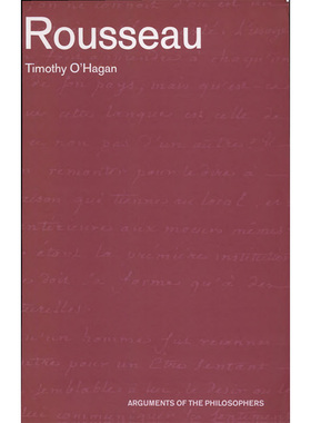【中商原版】哲学家评论系列 卢梭 英文原版 Arguments of the Philosophers series Rousseau Timothy OHagan Routledge 哲?