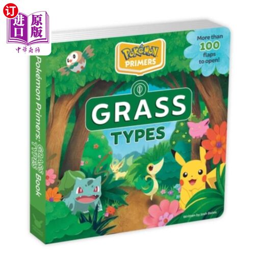 海外直订Pokémon Primers: Grass Types Book poksammon primer: Grass Types Book