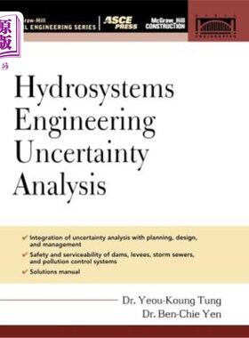 海外直订Hydrosystems Engineering Uncertainty Analysis 水利系统工程不确定性分析