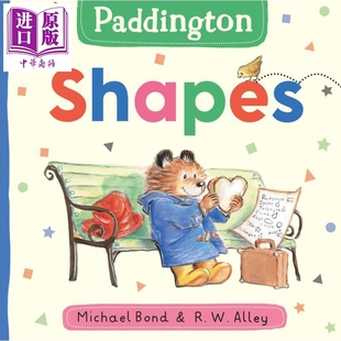 预售 帕丁顿熊 形状学习 Paddington Shapes 英文原版 幼儿纸板书儿童绘本 早教认知识物 亲子图画书 进口低幼童书【中商原版】
