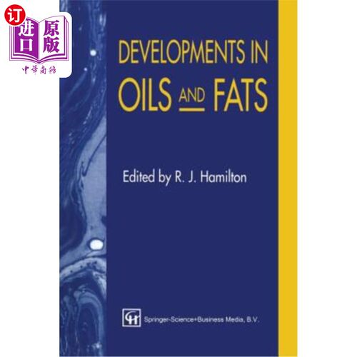 海外直订Developments in Oils and Fats 油脂的发展