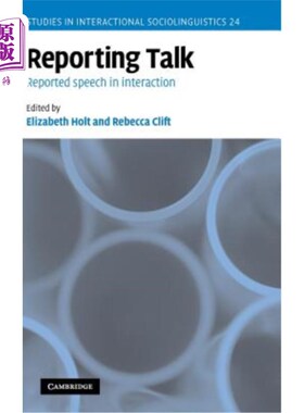 海外直订Reporting Talk 报道演讲：互动中的报道演讲