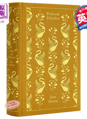 预售 简奥斯汀 傲慢与偏见英文原版 企鹅布面经典系列 Pride and Prejudice Jane Austen