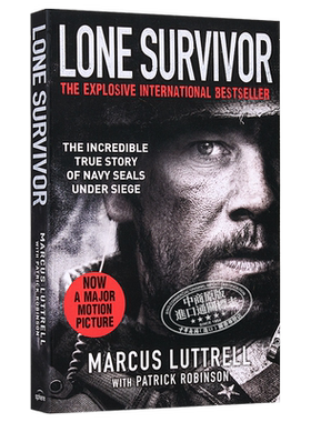 现货 【中商原版】孤独的幸存者 英文原版 Lone Survivor 马库斯鲁特埃勒影视小说