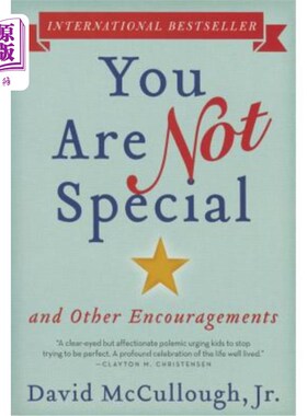 海外直订You Are Not Special: ... and Other Encouragements 你不是特别的……以及其他鼓励