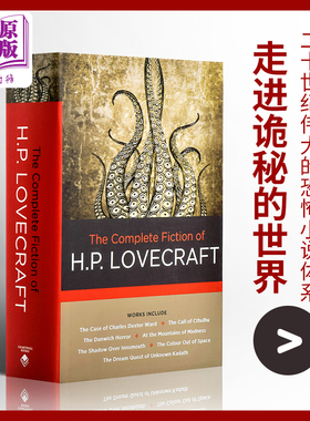 预售 克鲁苏神话全集 英文原版 Complete Fiction of H. P. Lovecraft克苏鲁神话 克苏鲁的呼唤 恐怖小说怪奇小说 【中商原版】