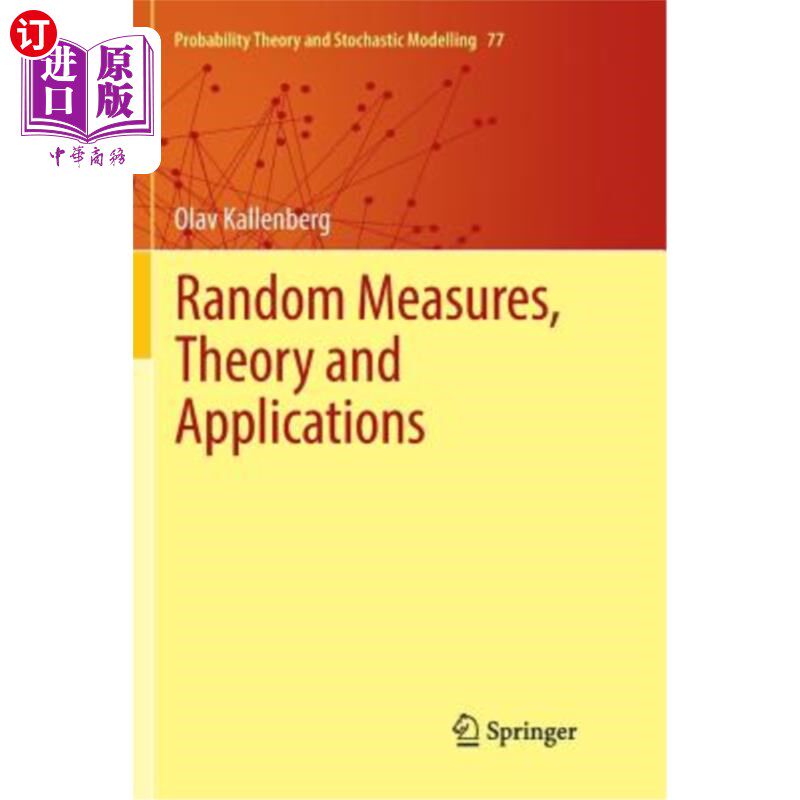 海外直订Random Measures, Theory and Applications 随机测量，理论与应用