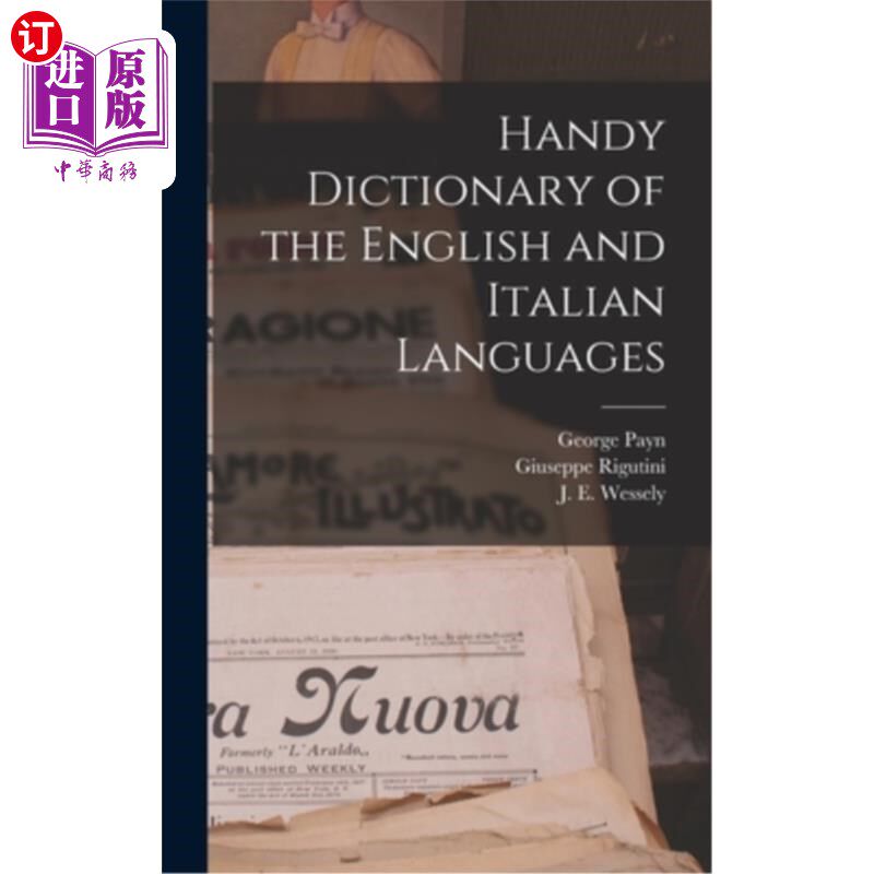 海外直订Handy Dictionary of the English and Italian Languages 英语和意大利语简易词典