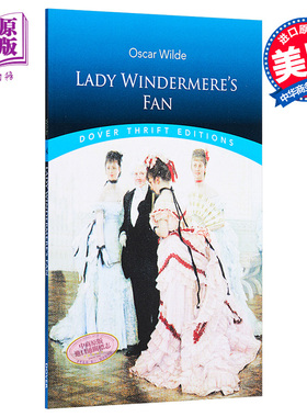 奥斯卡·王尔德：温德米尔夫人的扇子 豆瓣阅读 英文原版 Lady Windermere's Fan Oscar Wilde【中商原版】