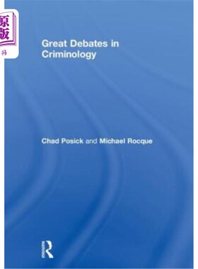 海外直订Great Debates in Criminology 犯罪学的大辩论
