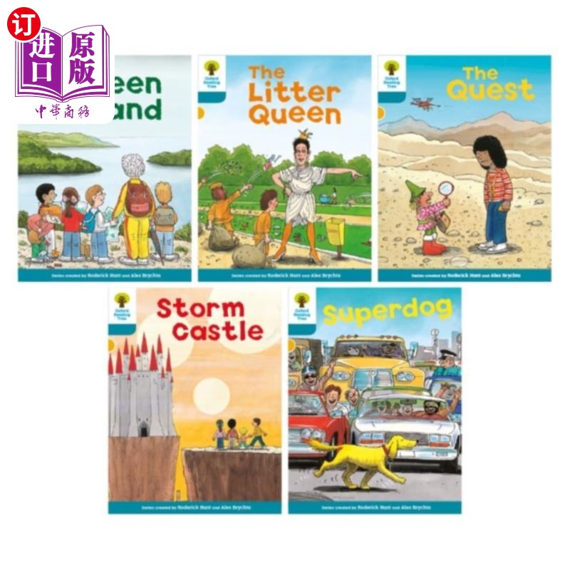 海外直订Oxford Reading Tree: Biff, Chip and Kipper Stori... 牛津阅读树:Biff, Chip和Kipper故事:牛津9级:混合包