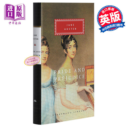 傲慢与偏见 简奥斯汀 英文原版 Pride and Prejudice Jane Austen Everyman's Library Classics 人人文库系列 英版精装