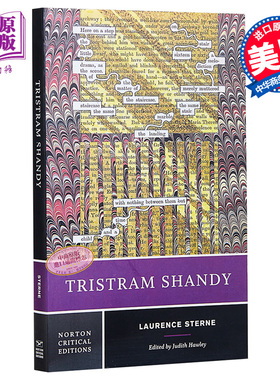 项狄传 诺顿文学解读系列 英文原版 Tristram Shandy Laurence Sterne【中商原版】