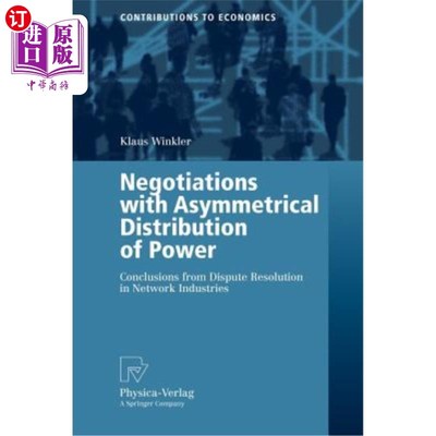 海外直订Negotiations with Asymmetrical Distribution of Power: Conclusions from Dispute R 权力分配不对称的谈判:来自