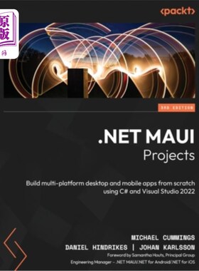海外直订.NET MAUI Projects - Third Edition: Build multi-platform desktop and mobile apps .NET MAUI项