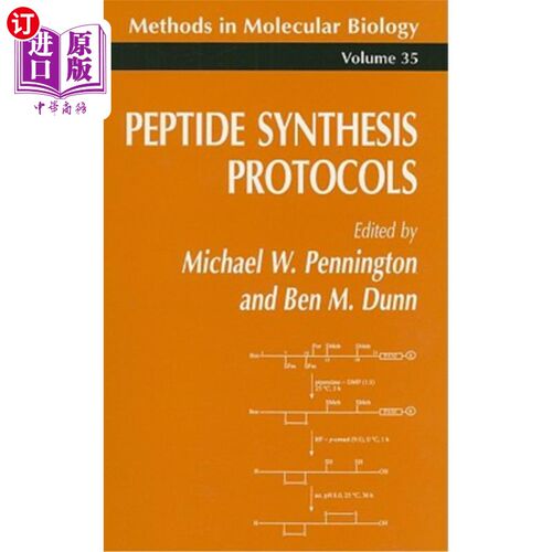 海外直订Peptide Synthesis Protocols 肽合成协议