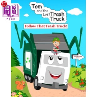 海外直订Tom and the Lost Trash Truck: Follow that Trash Truck 汤姆和丢失的垃圾车:跟着那辆垃圾车