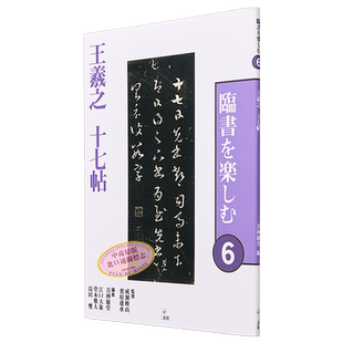 王羲之十七帖 进口艺术 临书を楽しむ ６ 二玄社 日文原版【中商原版】