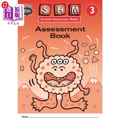 海外直订Scottish Heinemann Maths 3, Assessment Workbook ... 苏格兰海涅曼数学3，评估工作手册8包