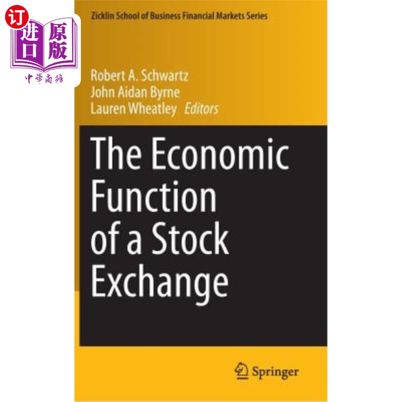 海外直订The Economic Function of a Stock Exchange 证券交易所的经济功能