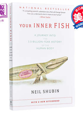 你是怎么来的：35亿年的人体之旅 Neil Shubin 英文原版 Your Inner Fish【中商原版】
