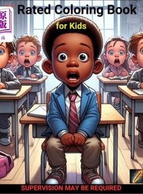 海外直订X Rated Coloring Book for Kids X级儿童涂色书