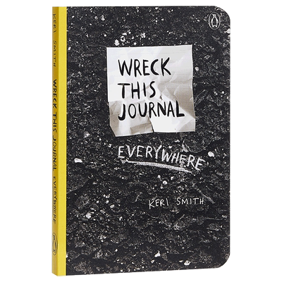 预售 做了这本书 英文 英文原版 Wreck This Journal Everywhere 创新从破坏开始 一本颠覆传统的?【中商原版】