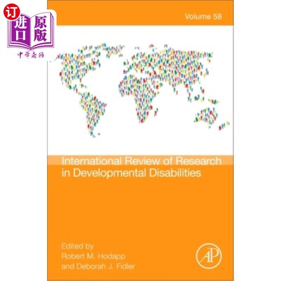 海外直订医药图书International Review Research in Developmental Disabilities: Volume 58 发展障碍国际评论研究:第58卷