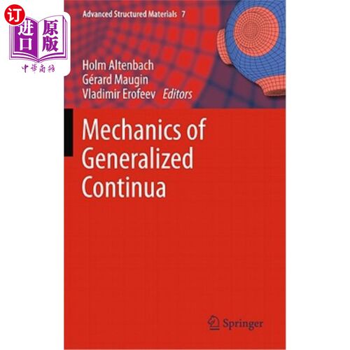 海外直订Mechanics of Generalized Continua 广义连续介质力学